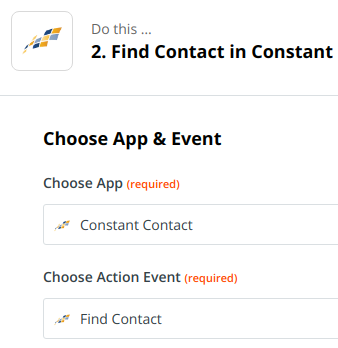 Constant Contact Action