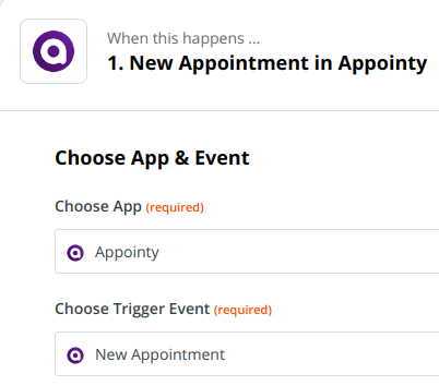Appointy Trigger